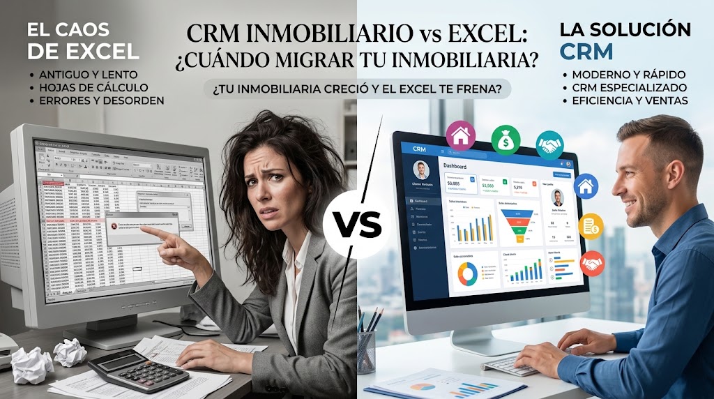 CRM Inmobiliario vs. Excel: ¿Cuándo es el momento de cambiar?