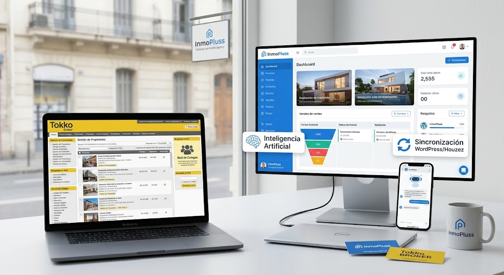 Tokko Broker vs InmoPluss: ¿Qué CRM Inmobiliario Elegir en 2026?