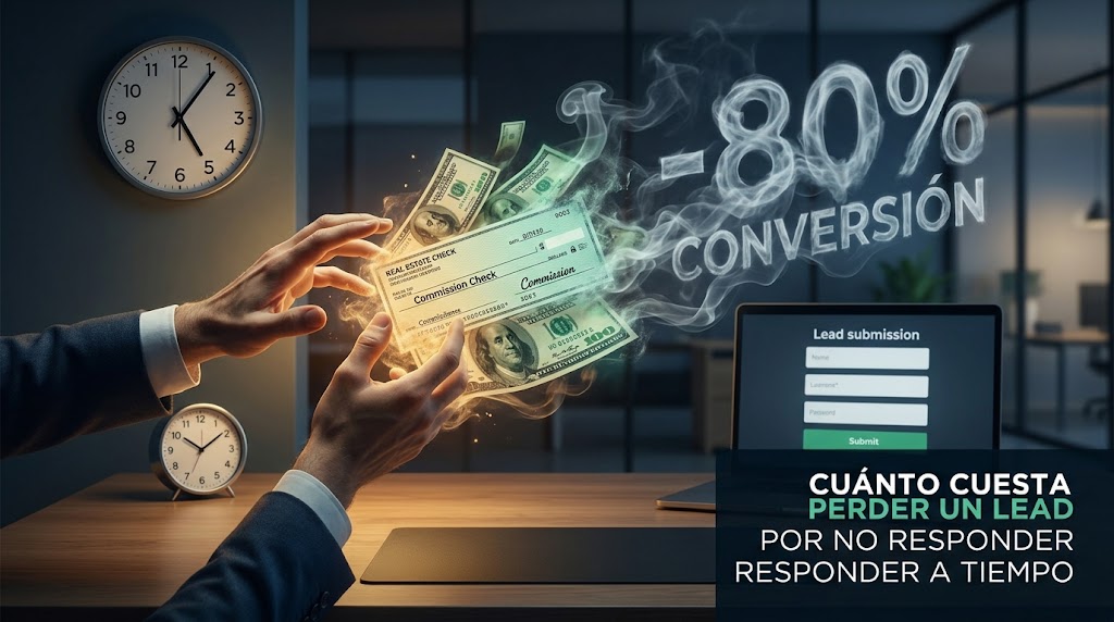 Cuánto cuesta perder un lead inmobiliario por no responder a tiempo